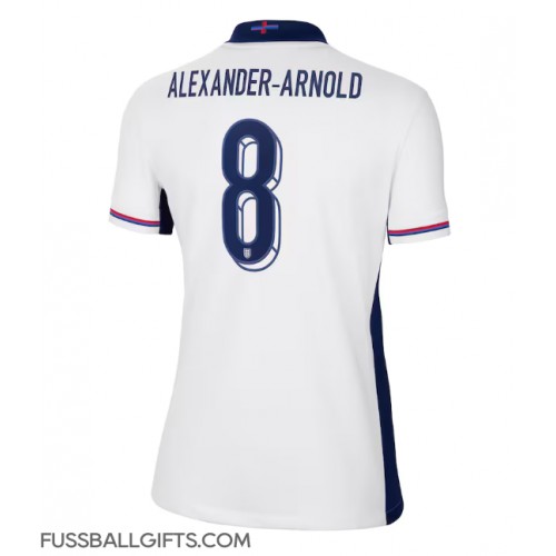 England Alexander-Arnold #8 Fußballbekleidung Heimtrikot Damen EM 2024 Kurzarm